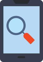 Magnifier Flat Icon vector