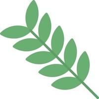 Leaf Flat Icon vector