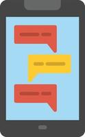 Message  Flat Icon vector