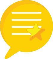 Feedback Vector Flat Icon