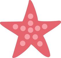 StarFish Flat Icon vector