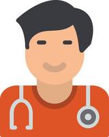 Doctor Flat Icon vector