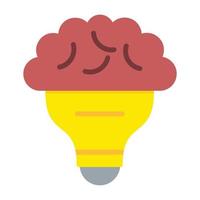 Brain Flat Icon vector