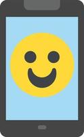 Laughing Flat Icon vector