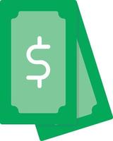 Cash Flat Icon vector