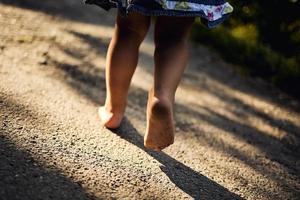 feet of little girl photo