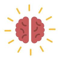 Brain Flat Icon vector