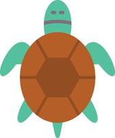 Turtle Flat Icon vector