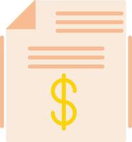 Invoice Flat Icon vector