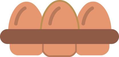 Eggs Flat Icon vector