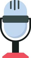 Microphone Flat Icon vector