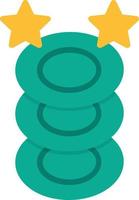 Plates  Flat Icon vector