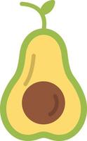 Avocado Flat Icon vector