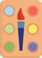 Watercolour Flat Icon vector