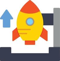 Startup Flat Icon vector