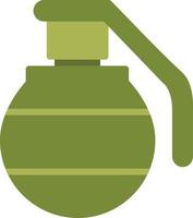 Grenade  Flat Icon vector