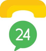 Help Line  Flat Icon vector