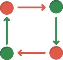 Adaptation Cycle Flat Icon vector