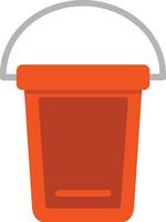 Bucket Flat Icon vector