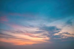 Background cloud summer. Cloud summer. Sky cloud cinematic. Natural sky beautiful and cinematic sunset texture background photo