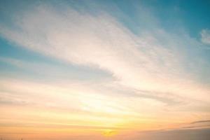 Background cloud summer. Cloud summer. Sky cloud cinematic. Natural sky beautiful and cinematic sunset texture background photo