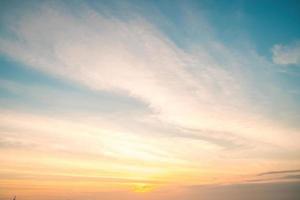 Background cloud summer. Cloud summer. Sky cloud cinematic. Natural sky beautiful and cinematic sunset texture background photo