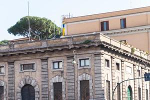 Roma, Italia. detalles arquitectónicos típicos de la ciudad vieja foto