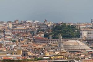 Travel Series - Italy. View above downtown of Rome, Italy. photo