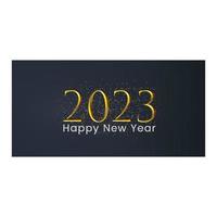 2023 happy new year background. banner with numbers date 2023. vector illustration