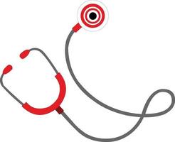 A simple health stethoscope that can be used according to your needs vector