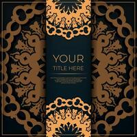 A black and gold background with an ornate pattern vector