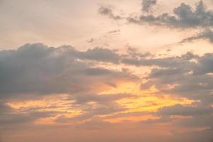 Background cloud summer. Cloud summer. Sky cloud cinematic. Natural sky beautiful and cinematic sunset texture background photo