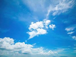 Background cloud summer. Cloud summer. Sky cloud clear. Natural sky beautiful blue and white texture background with sun rays shine photo
