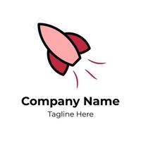 Illustration of rocket. Simple illustration of rocket. Best used for business and technology logo. vector