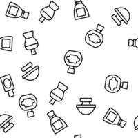 Perfume Containers Vector Seamless Pattern