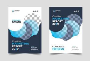 plantilla de diseño de volante de folleto de informe anual plantillas de portada de libro de presentación de folleto de vector