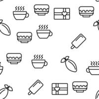 Chocolate Vector Seamless Pattern