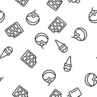 Chocolate Vector Seamless Pattern