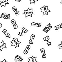 Super Hero Vector Seamless Pattern