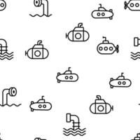 Periscope Vector Seamless Pattern