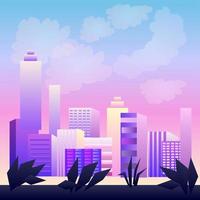 Modern City Background vector