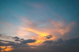 Background cloud summer. Cloud summer. Sky cloud cinematic. Natural sky beautiful and cinematic sunset texture background photo