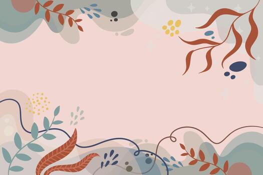 flat background with scandinavian color vector