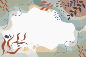 flat background with scandinavian color vector
