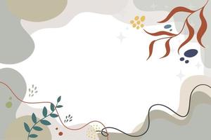flat background with scandinavian color vector