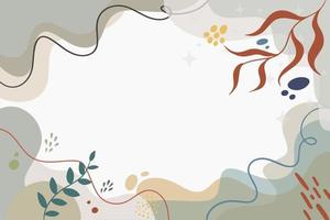 flat background with scandinavian color vector