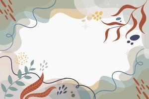 flat background with scandinavian color vector