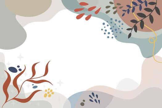 flat background with scandinavian color vector