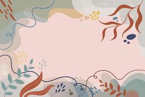 flat background with scandinavian color vector