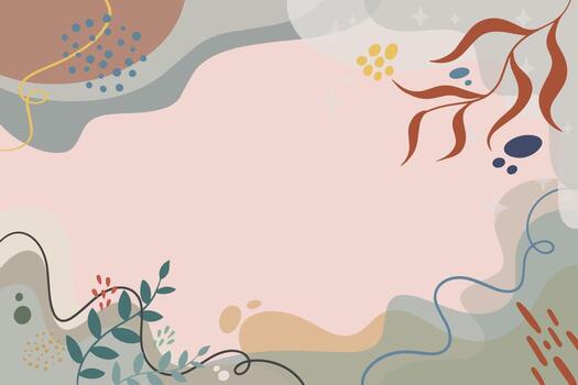 flat background with scandinavian color vector